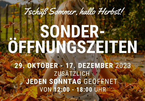 ArsTECNICA & OldHISTORIES: Herbst-Sonderöffnungszeiten